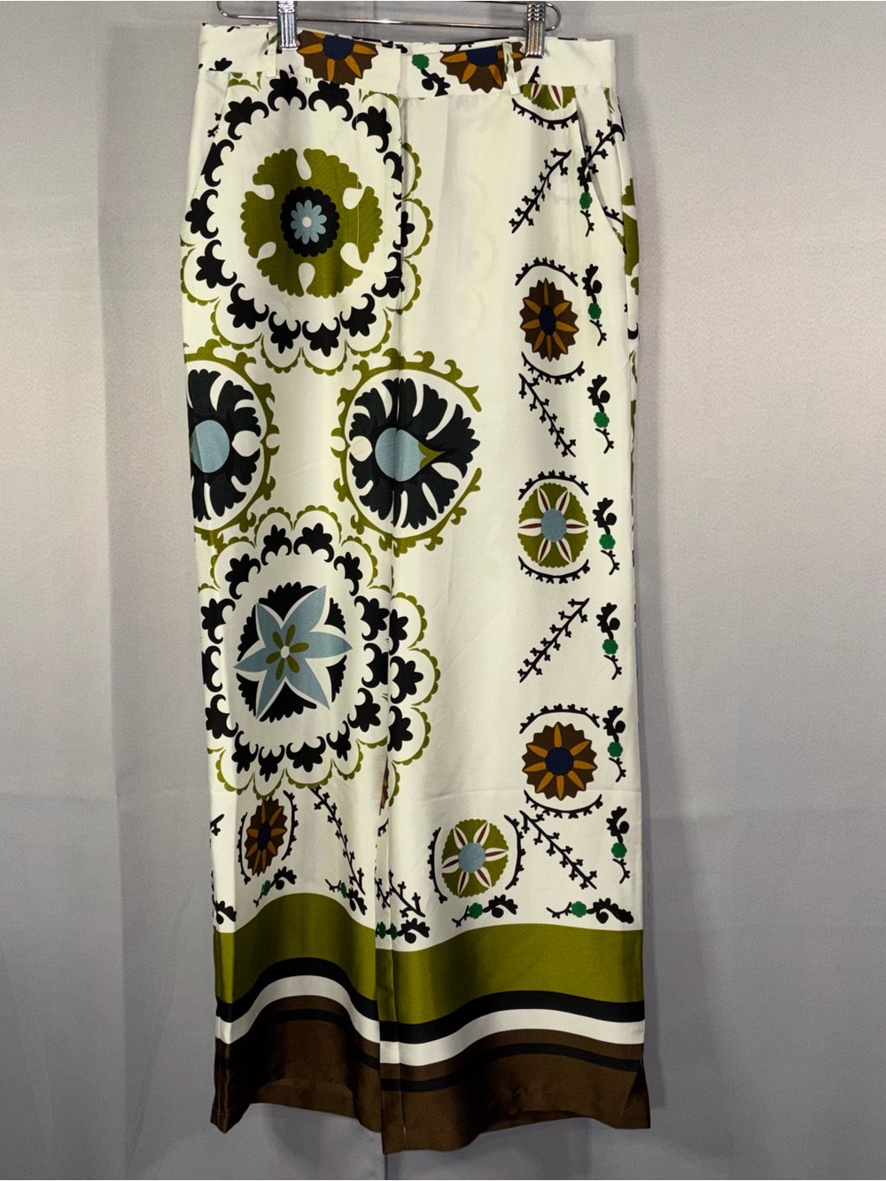 Industry Size 6 Wide Leg Palazzo Pants Boho Floral Print